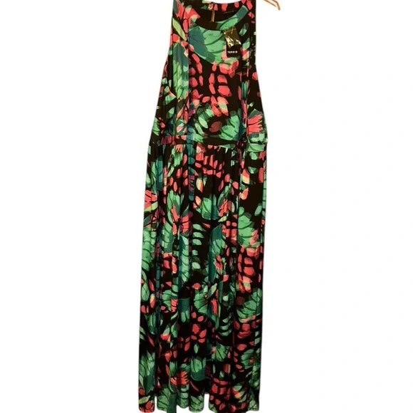 New Torrid Maxi Studio Knit Butterfly Halter Dress sun dress summer spring 4X 26 - Picture 4 of 6